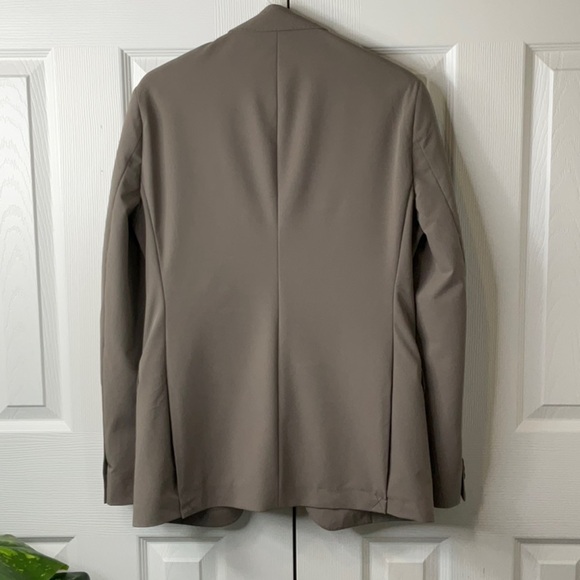 Steel & Jelly British Design Blazer Jacket Taupe Size 36R NWOT - Picture 6 of 9